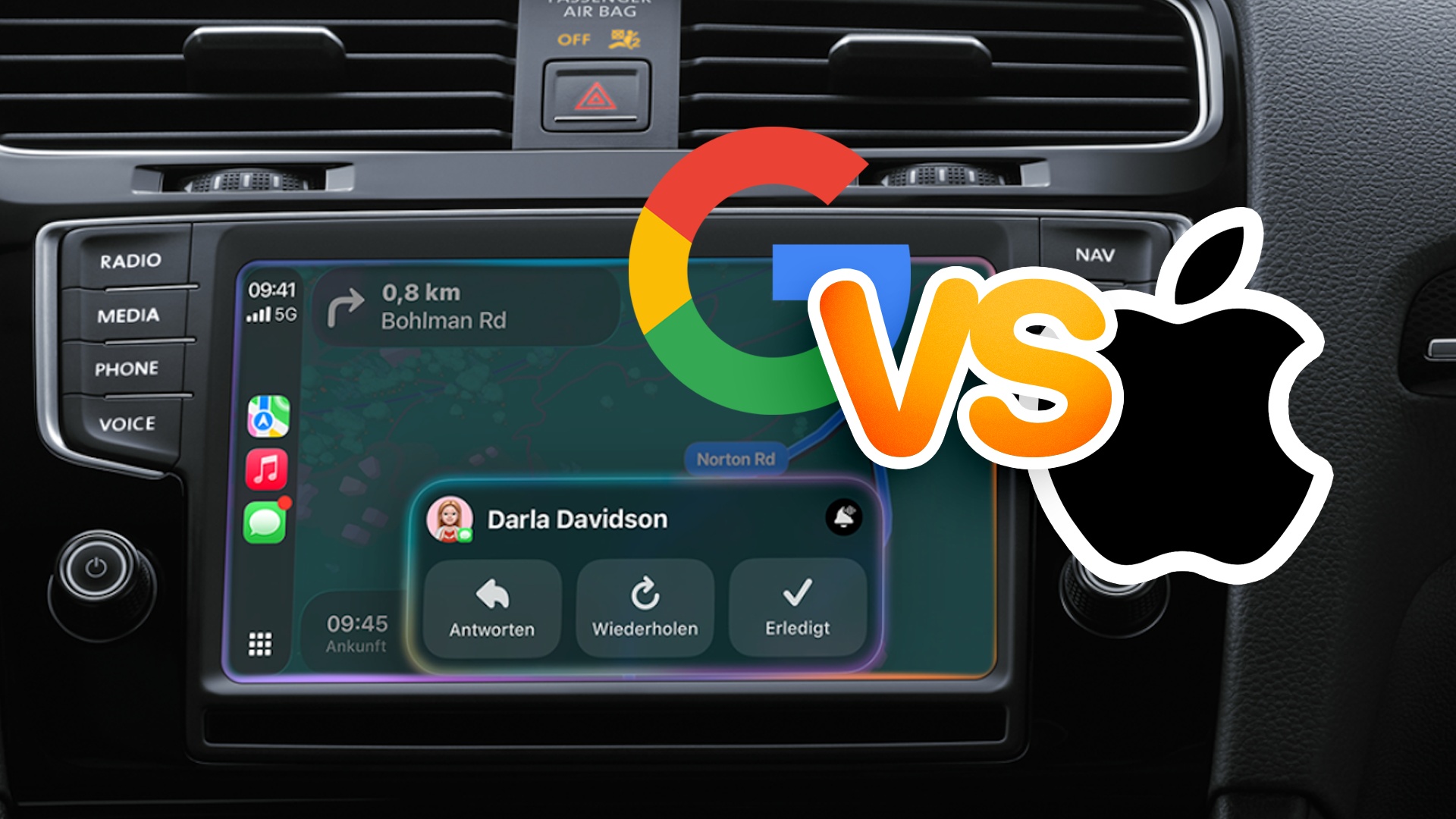 Apps - Android Auto vs. Apple CarPlay: Das sind die größten Unterschiede der beiden Systeme