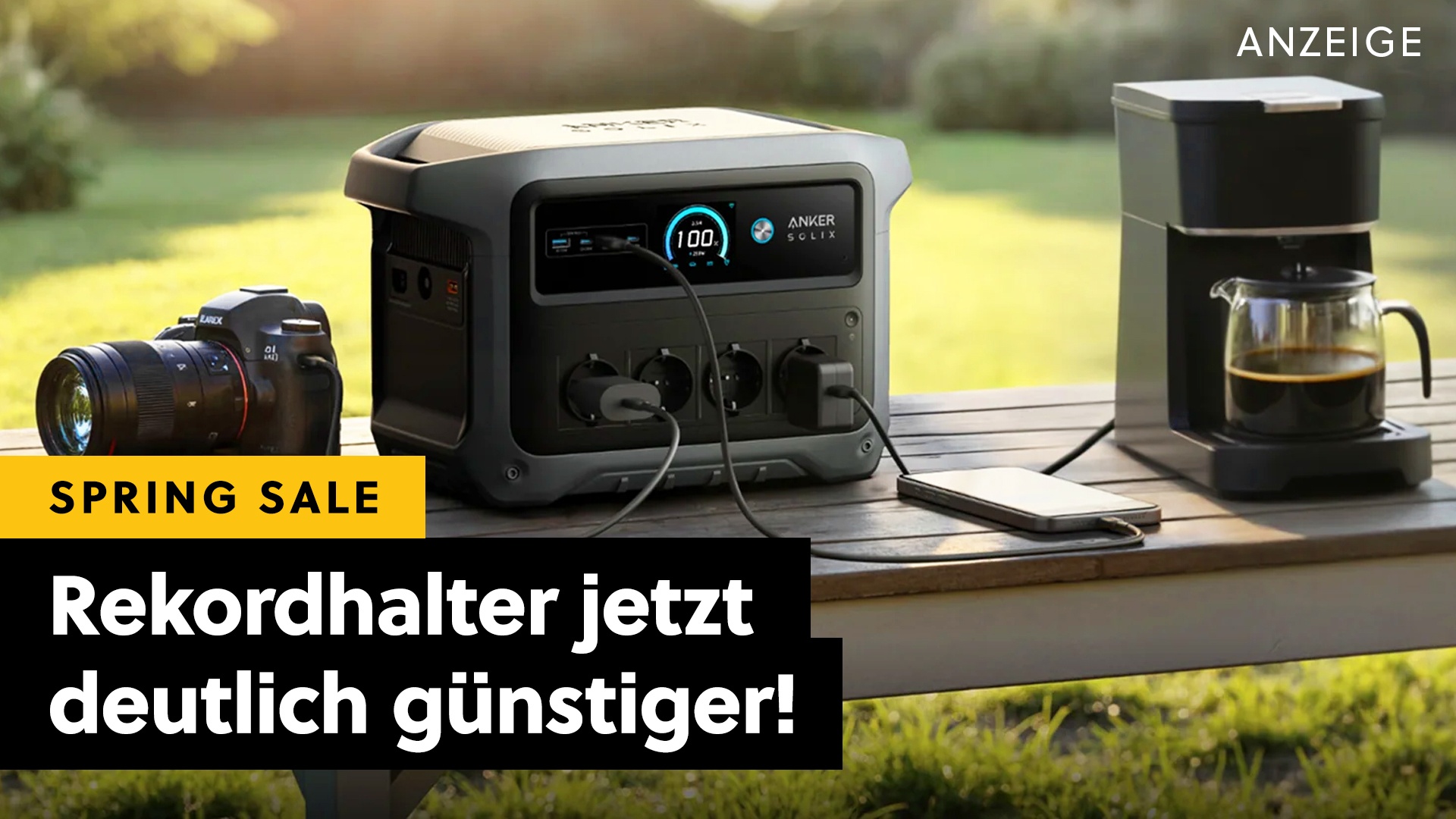 Anker SOLIX - Im Amazon Spring Sale gibt's Anker-Geräte richtig günstig! [Anzeige]