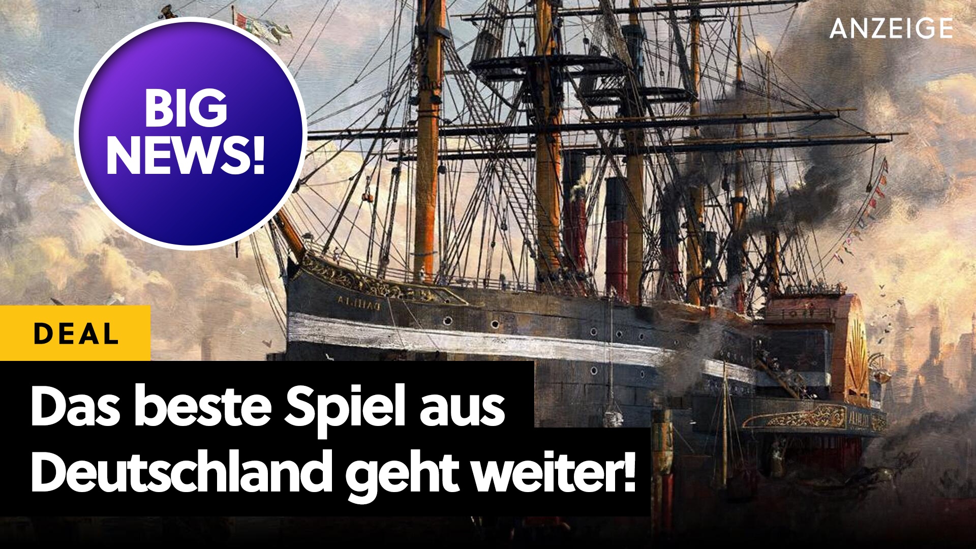 Das beste und größte Aufbauspiel aus Deutschland ist in der Über-Ultra-Edition unfassbar günstig - und der Nachfolger kommt!