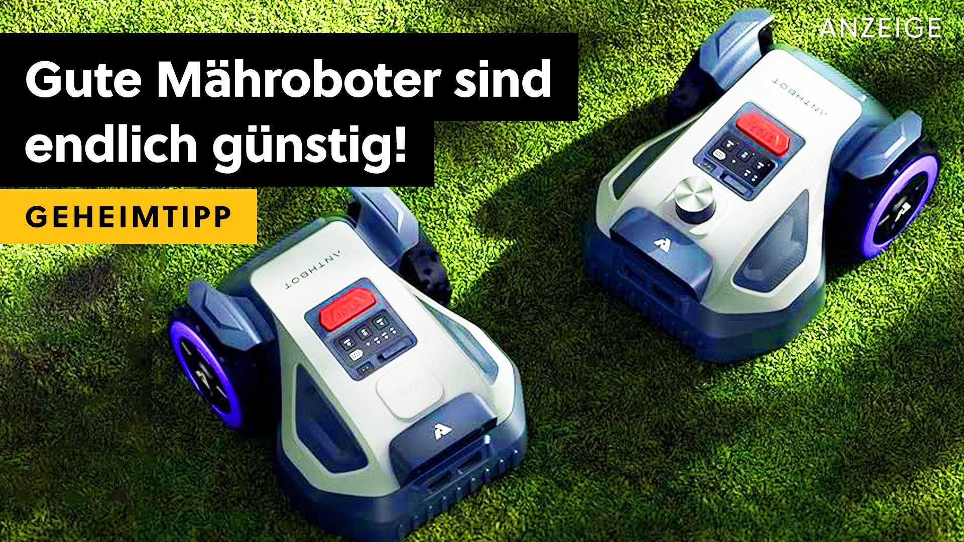 Deals: Mähroboter-Geheimtipp - Qualität ist endlich günstiger geworden! [Anzeige]