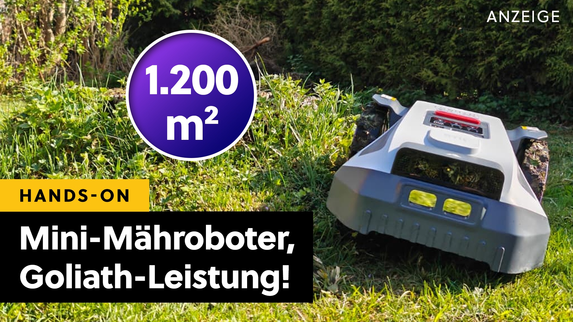 Deals: Anthbot - Einer der kompaktesten Mähroboter, den ich je in meinem Garten hatte! [Anzeige]
