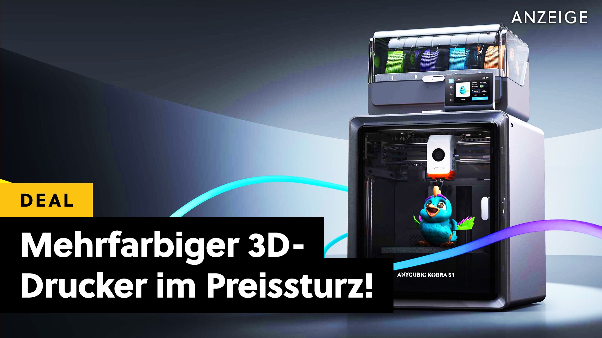 Bambu-Lab-Alternative - Mehrfarbiger 3D-Druck günstig und ohne proprietäre Software [Anzeige]