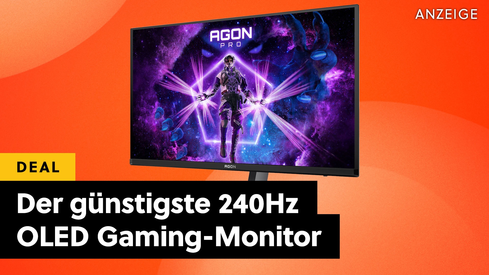 Deals: OLED-Monitor - Der günstigste Gaming-Monitor mit brillantem OLED-Display ohne MwSt. [Anzeige]