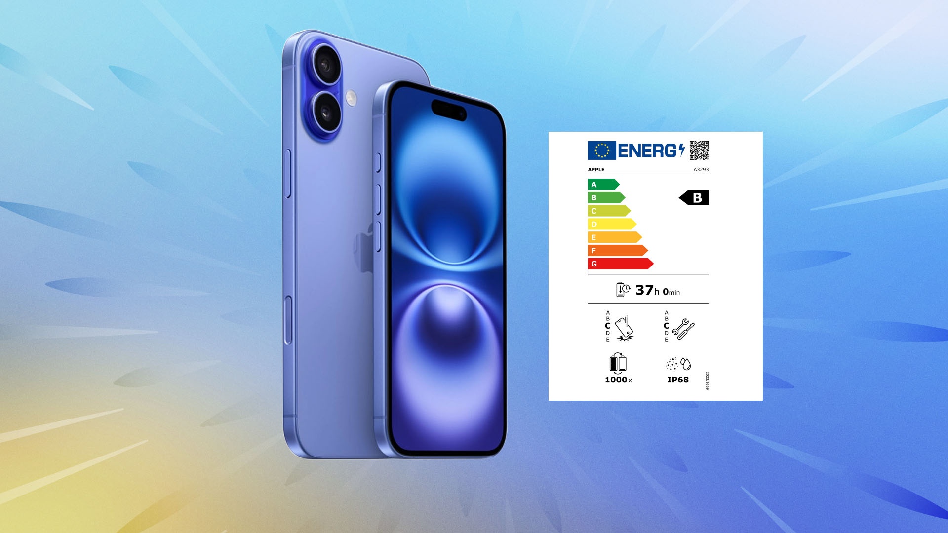 Wie bei Kühlschränken und Fernsehern: Apple führt Energielabels für iPhone und iPad ein
