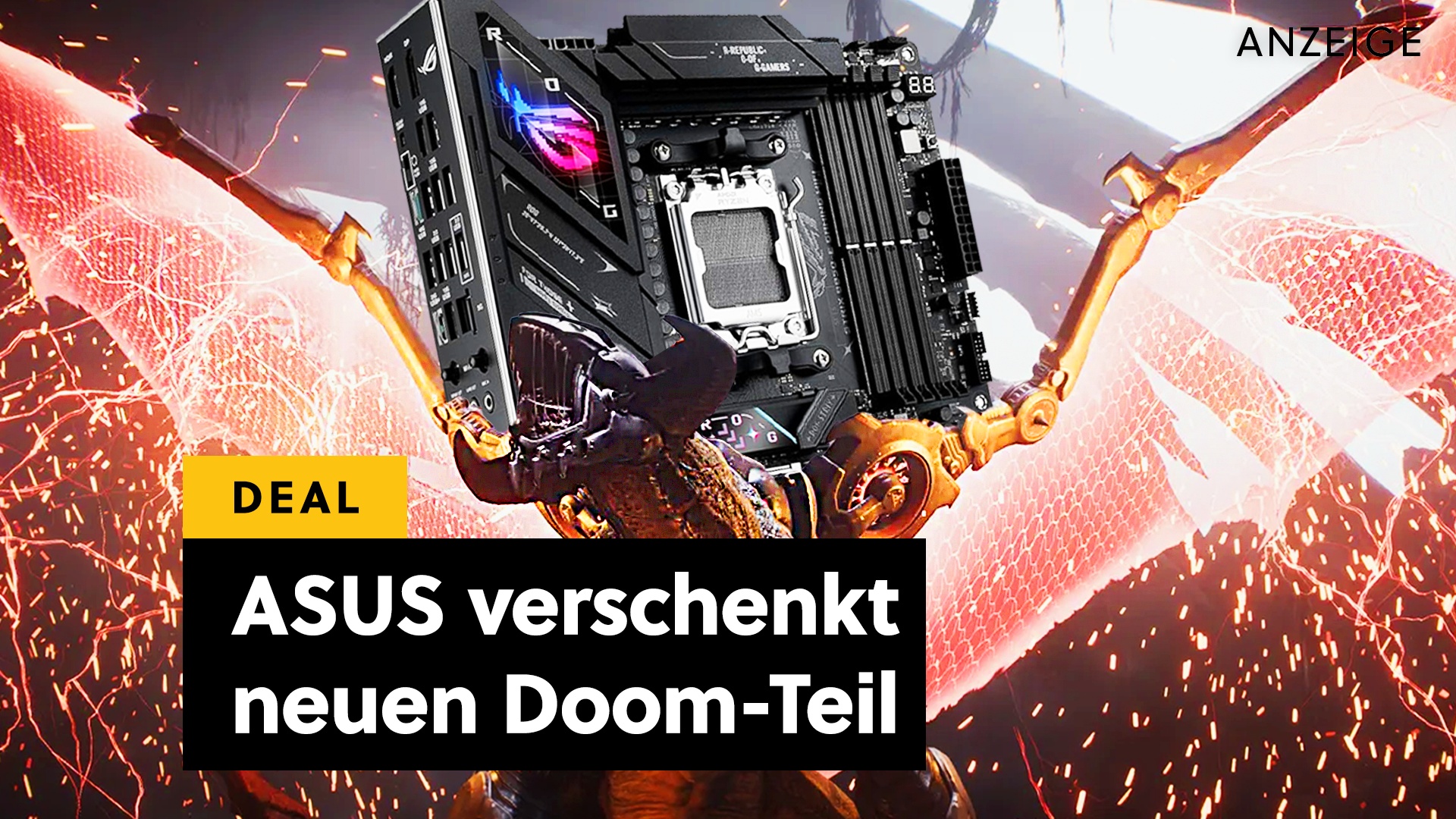 Deals: Neues Doom gratis - Sichert euch "The Dark Ages" kostenlos zum neuen Mainboard mit Rabatt [Anzeige]