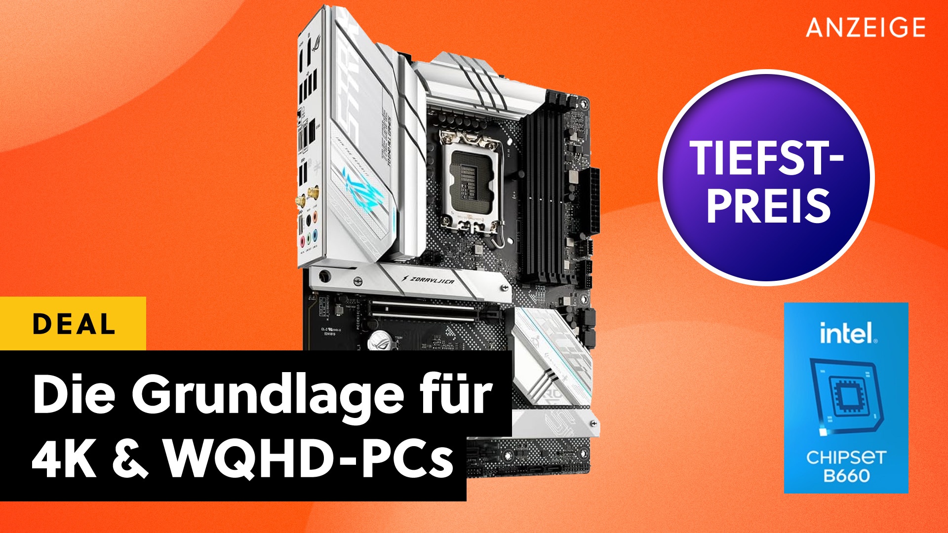 Top-ASUS-Mainboard für Top-CPUs: Dieses Amazon-Angebot ist für 4K und WQHD ein echtes Brett!