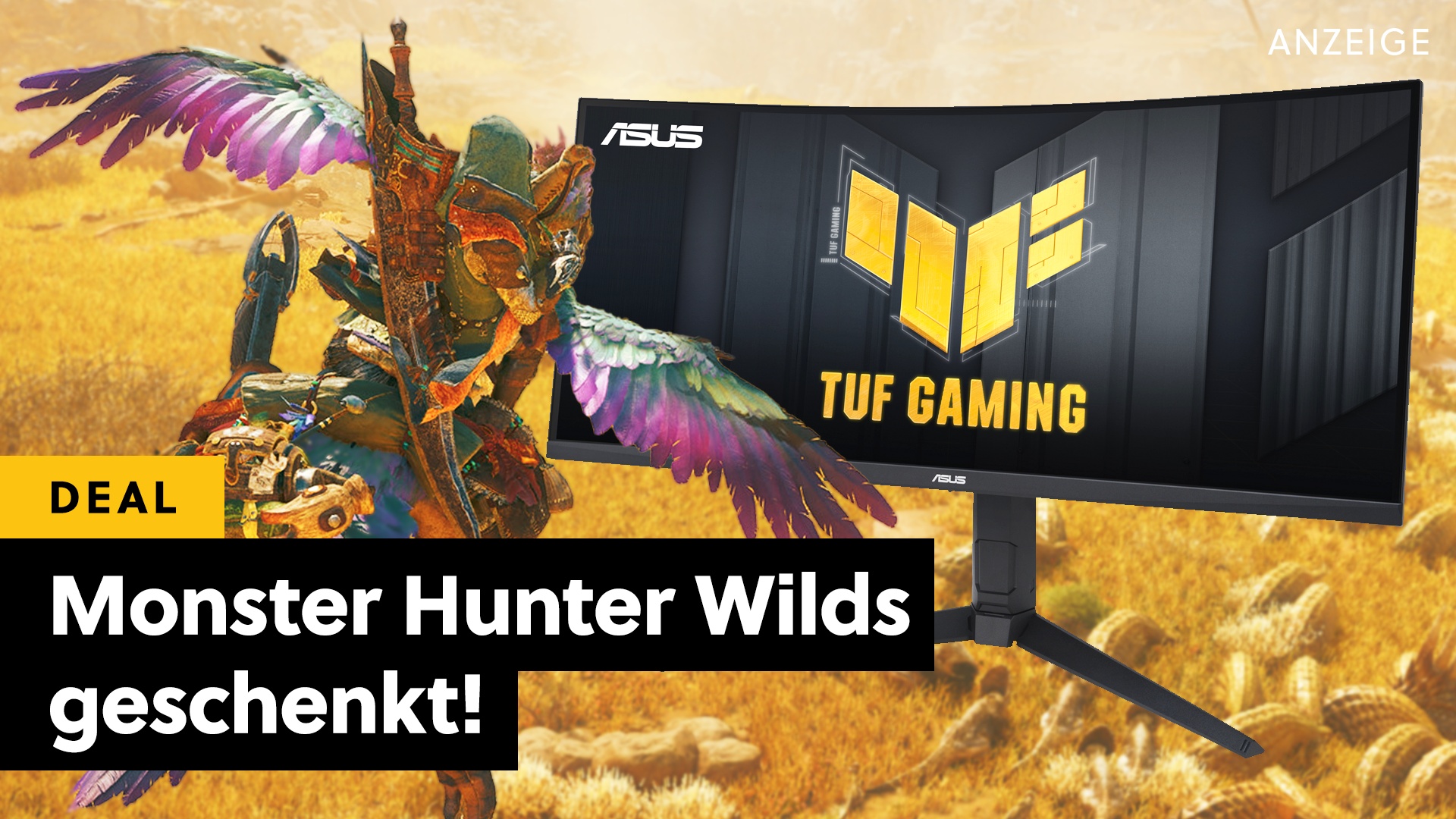 Monster Hunter Wilds zu Release kostenlos? ASUS legt den Titel vielen Produkten umsonst bei!