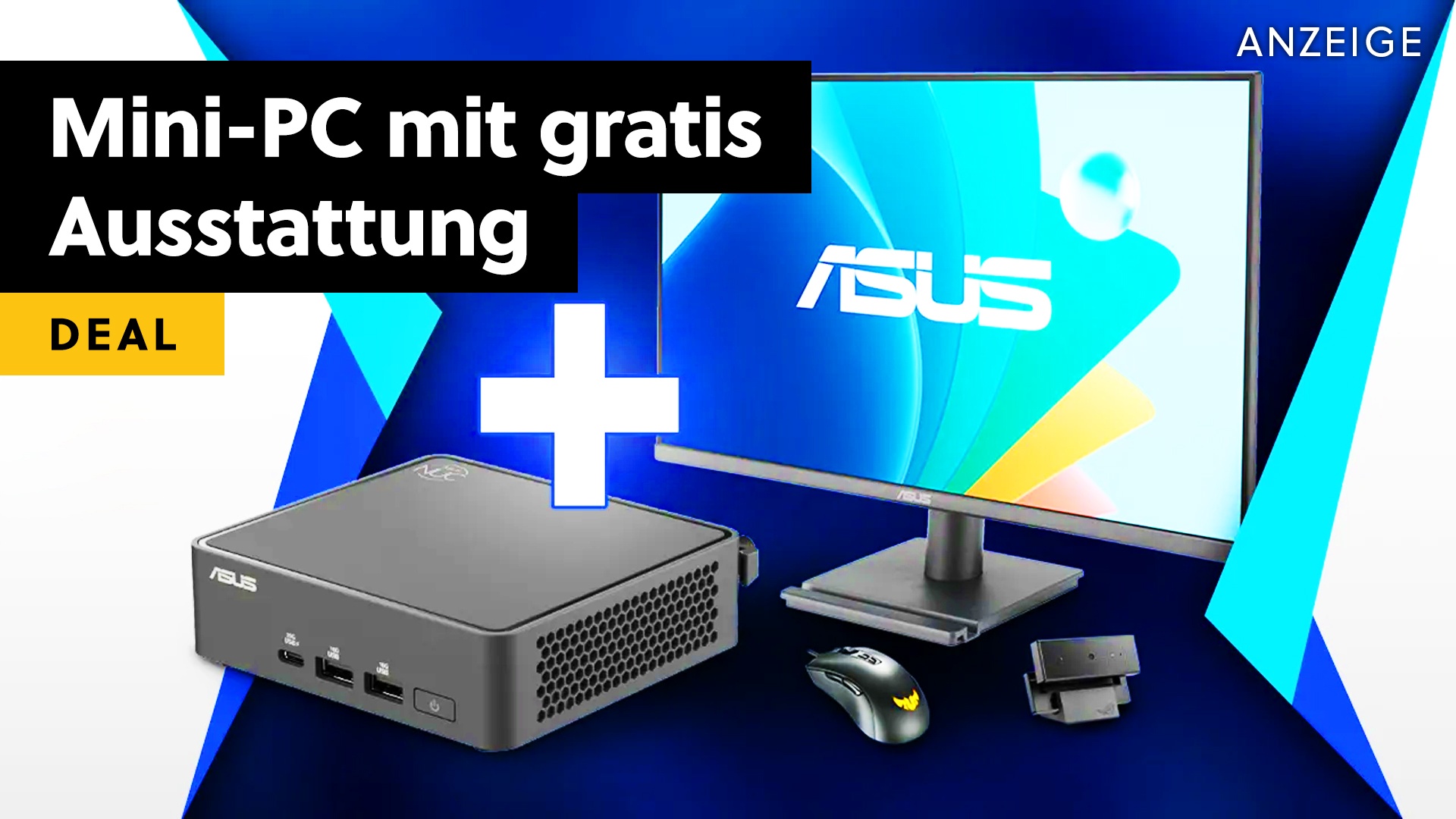 Zu eurem 340€ Mini-PC gibt’s von ASUS jetzt Hardware im Wert von 120€ obendrauf – alle Infos gibt’s hier