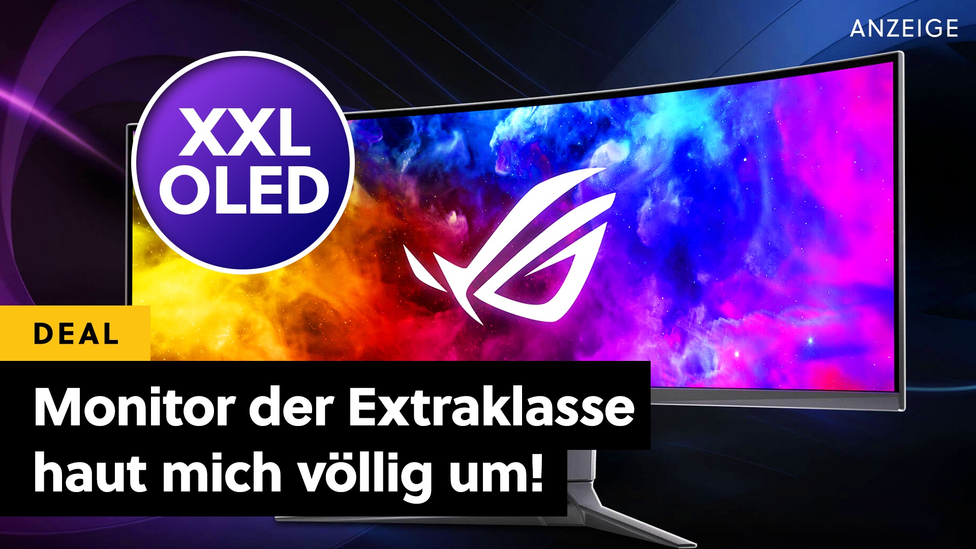 Deals: Riesiger OLED Monitor - 2 WQHD Monitore in einem ist jetzt mit Gratisspiel im Angebot! [Anzeige]