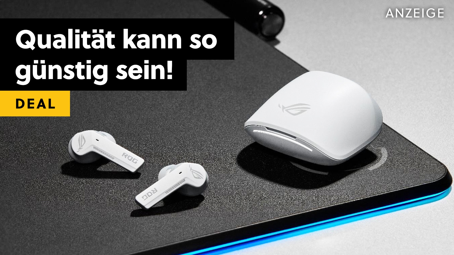 Stark, schick und absolut günstig: Wer keinen Bock auf große Gaming-Headsets hat, sollte sich diese starken In-Ear-Buds gönnen!