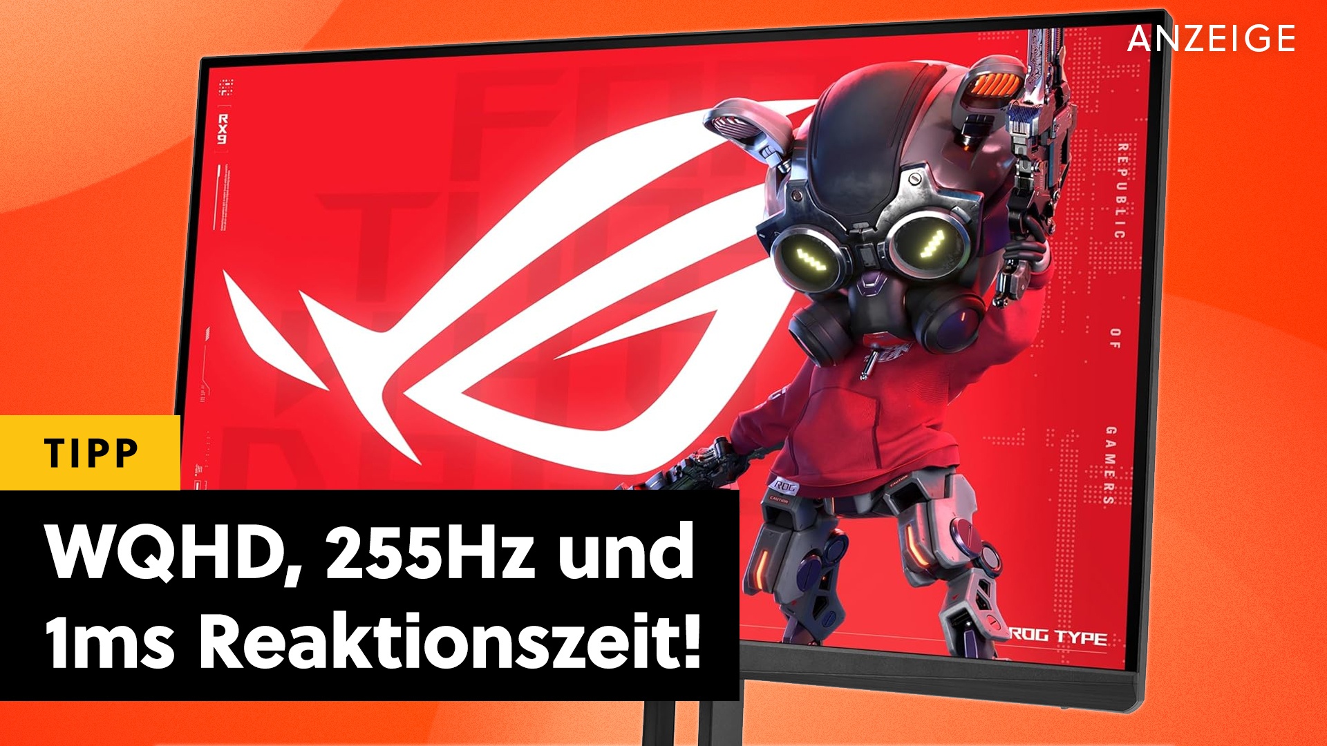 ASUS - WQHD Gaming-Monitor mit über 240Hz jetzt zum absoluten Bestpreis! [Anzeige]