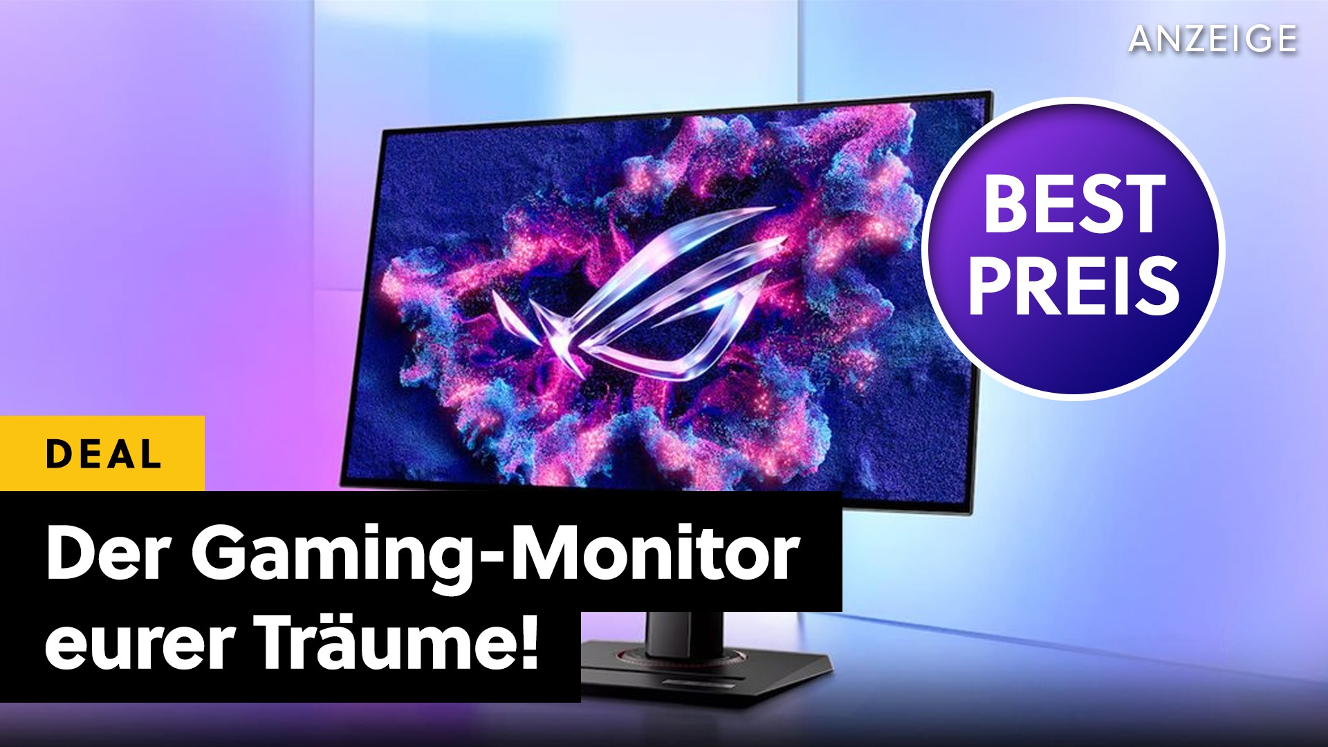 Gaming-Monitor - Schnappt euch dieses Modell von Asus mit wOLED und 240 Hz zum Bestpreis! [Anzeige]