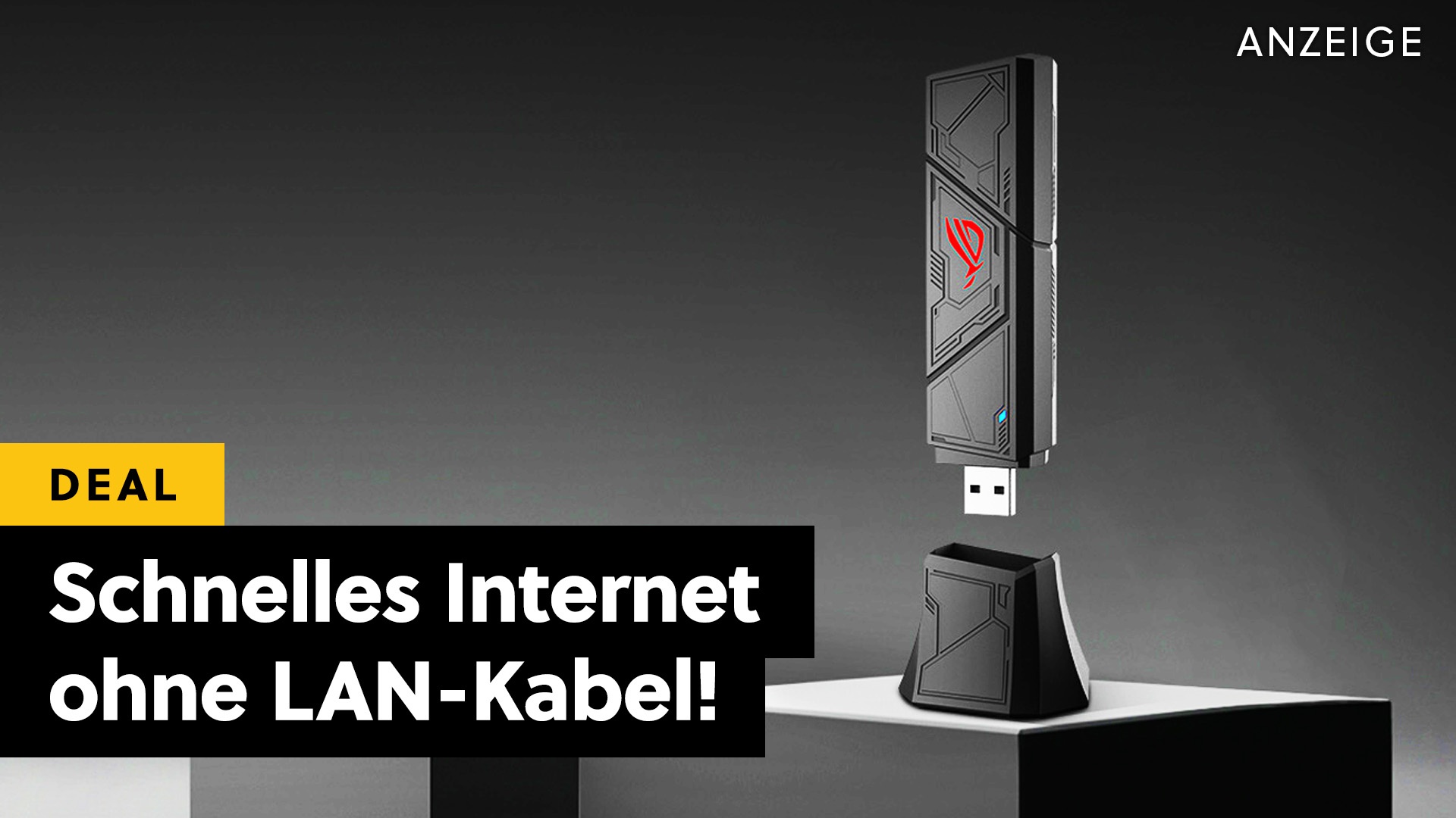 WLAN-Stick - Mainboard ohne WLAN? Router zu weit fürs Kabel? Das ist die Lösung! [Anzeige]