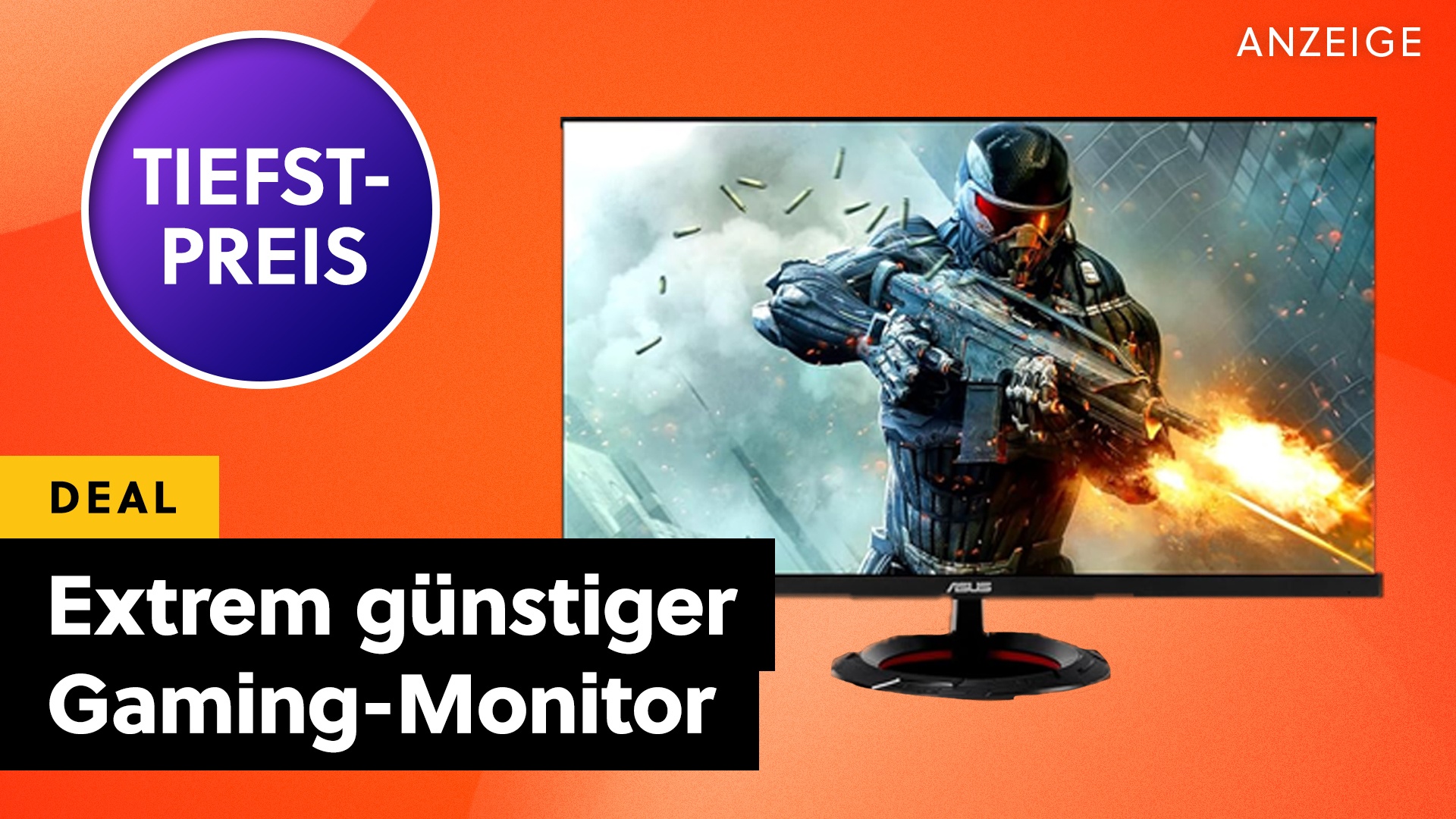 Monitor - Full-HD mit 200 Hz jetzt für unter 100 € sichern [Anzeige]