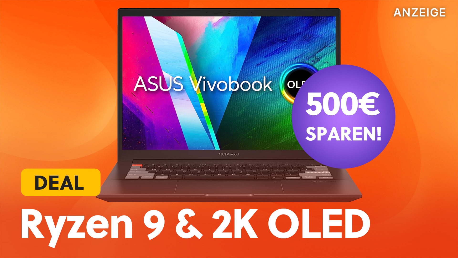 500€ Rabatt Im Mega-Angebot Bei Amazon: Asus Laptop Mit Ryzen 9 & OLED ...