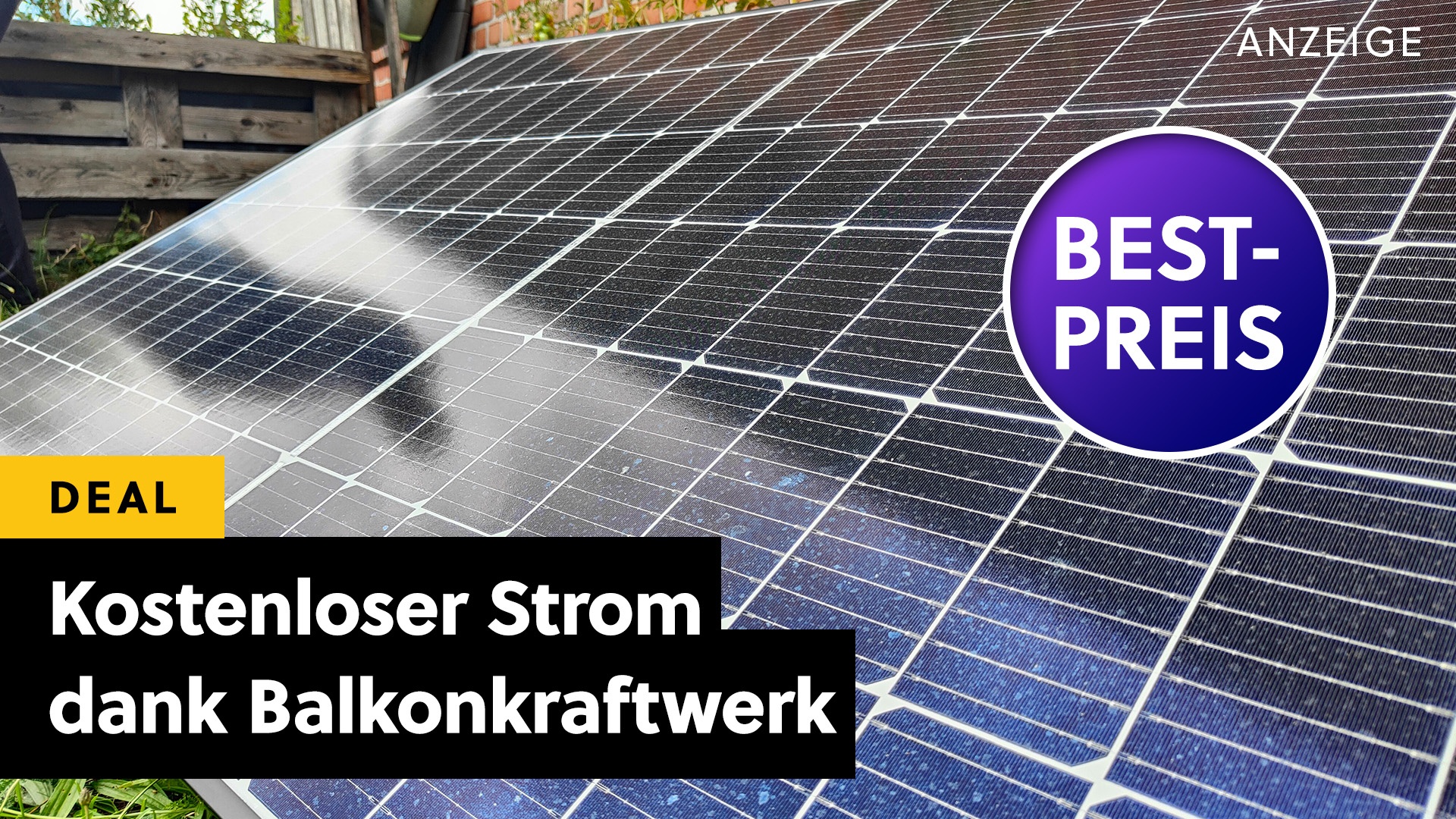 Deals: Fast wie Geld drucken - Dieses günstige Balkonkraftwerk mit 1.000 Watt spart doppelt [Anzeige]
