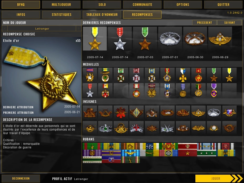 Battlefield 2 - Webtipp: Alle Auszeichnungen erklärt