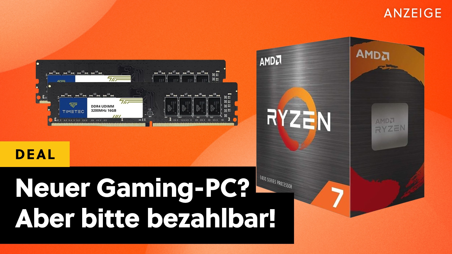 Deals: Speicher? Krise! - Mit dieser CPU könnt ihr auch 2026 noch einen günstigen Gaming-PC bauen [Anzeige]