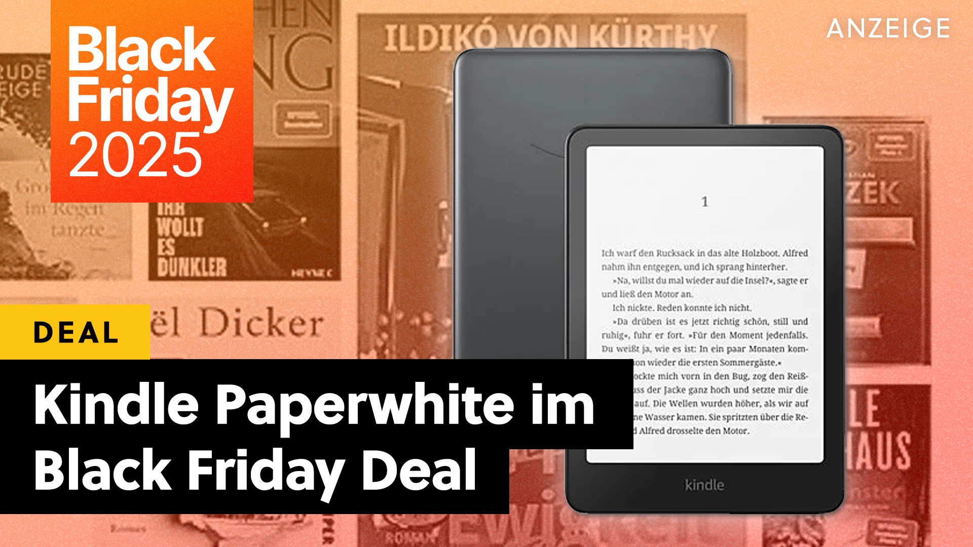 Der Kindle Paperwhite mit dickem Black Friday Rabatt — aber