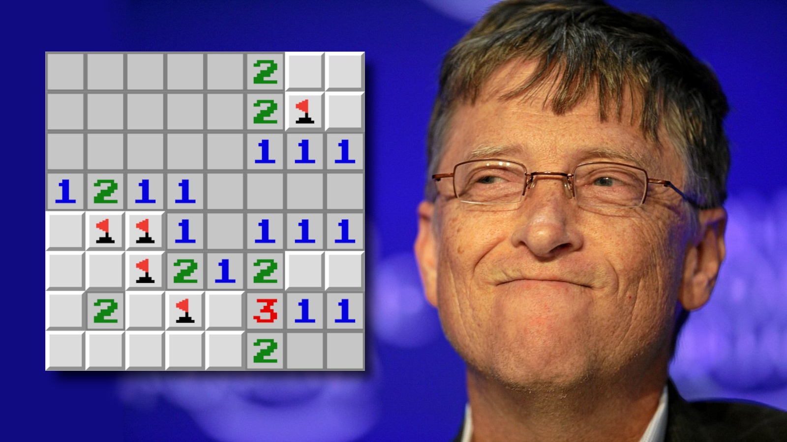 #Bill Gates ist neuerdings ein Gamer – aber er zockt Wordle, Tetris und Minesweeper