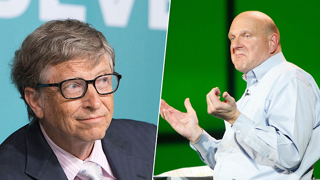 News: Microsoft - 1980 nahm Bill Gates seinen Freund unter Vertrag und gab später 8 % von Microsoft für ihn auf. Heute ist Steve Ballmer reicher als Gates.