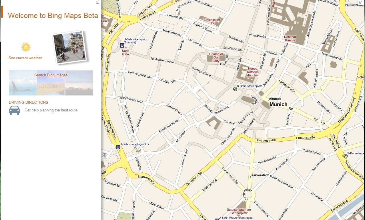 Microsoft - Bing Maps Beta Vorgestellt