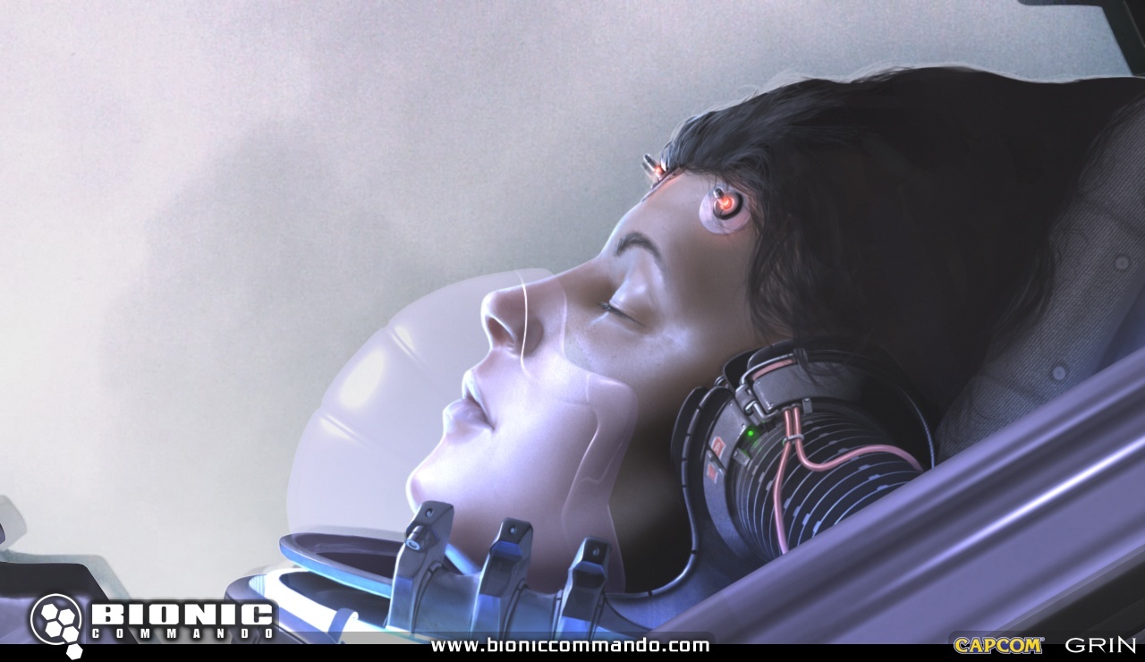 Bionic Commando Artworks und Konzeptzeichnungen