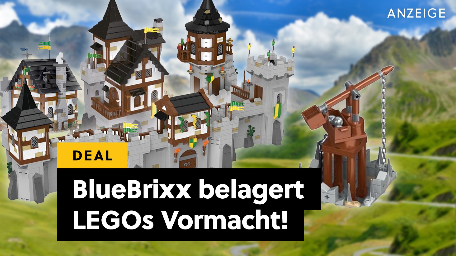 »Der Bergfried ist komplett!«: Diese modularen Burgen von BlueBrixx sind das Nächste, was an Stronghold herankommt