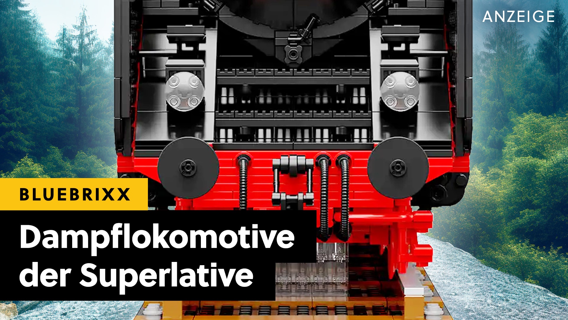 Dampflokomotive - Dieser 7.000-Teile Koloss zeigt ein Stück deutscher Eisenbahngeschichte [Anzeige]