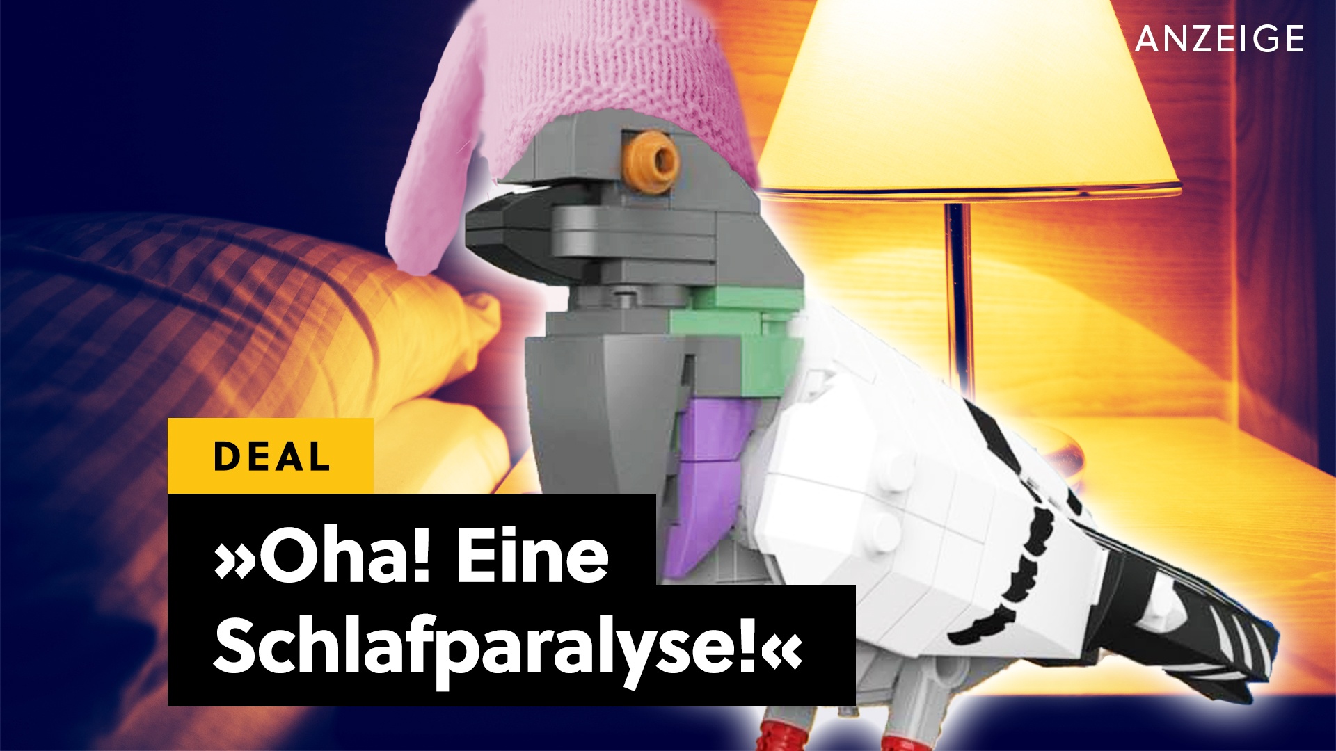 Wer »German Brainrot« liebt, wird sich diese Taube neben's Bett stellen wollen - was LEGO mit Blumen macht, macht BlueBrixx mit Vögeln