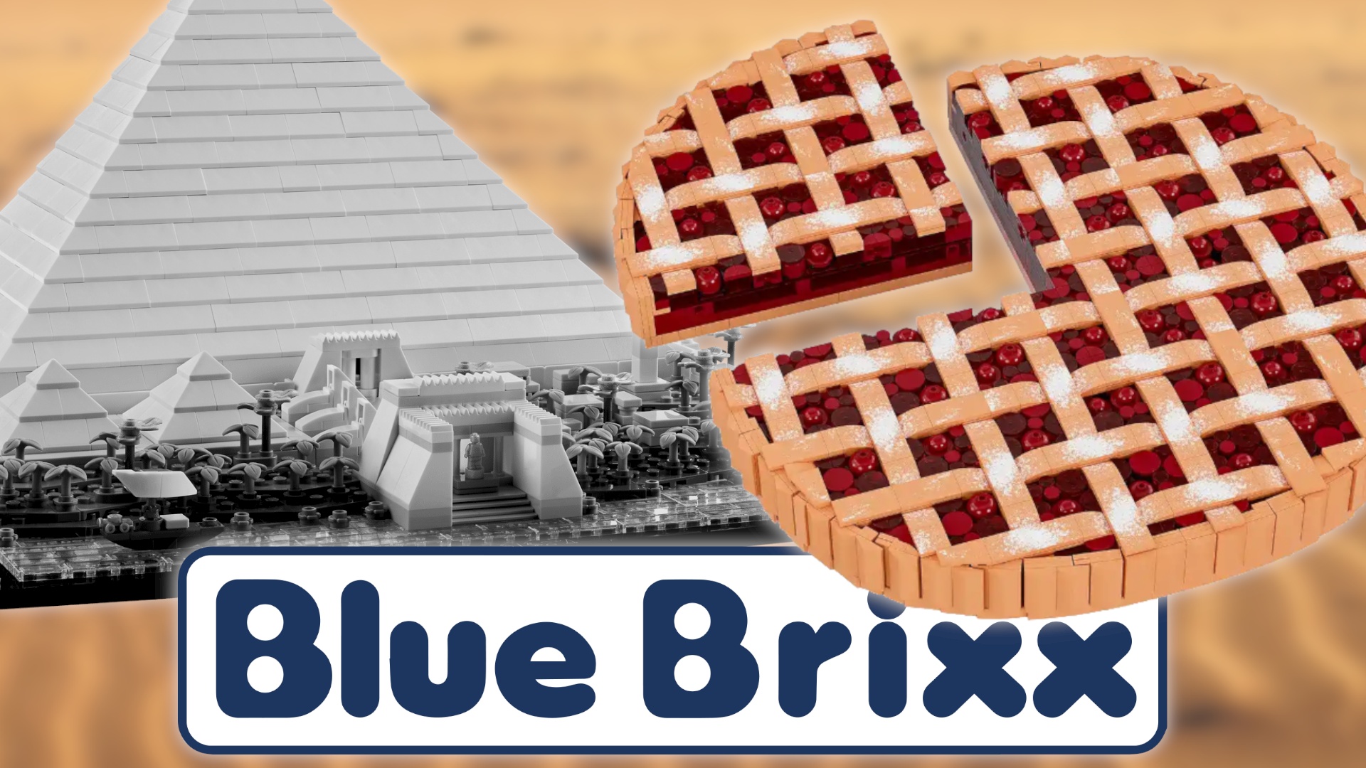 News: Klemmbausteine - Lego hat eine halbe Pyramide, Bluebrixx einen Viertelkuchen: Fans sehen neues ???-Set und fragen »was soll der Quatsch?«