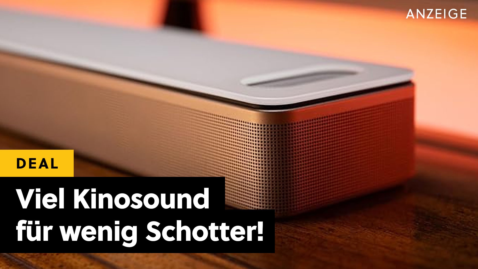 Deals: Bose Soundbar - Die beste Soundbar von Bose bringt euch Kinosound ins Wohnzimmer! [Anzeige]