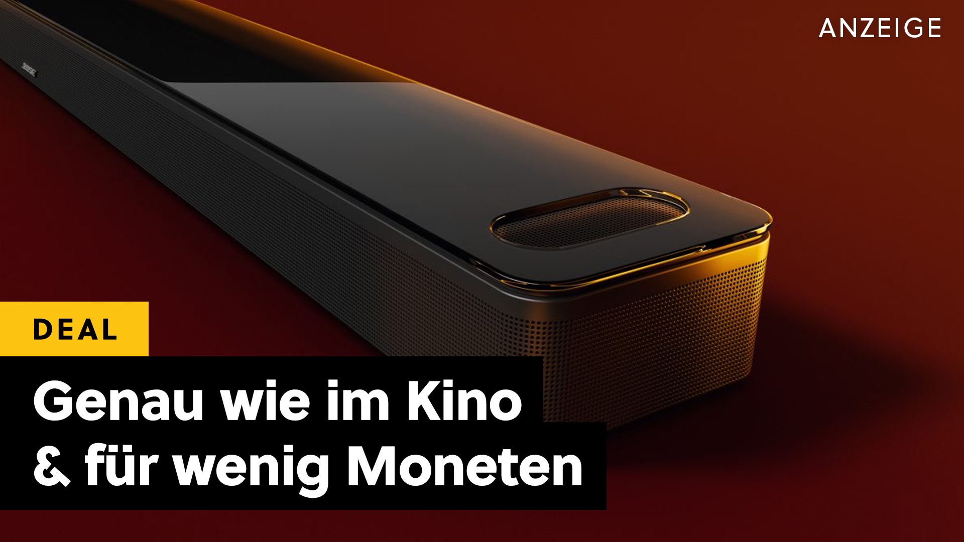 Bose stellt die Konkurrenz in den Schatten - das Flaggschiff kommt mit Dolby Atmos und Surround Sound & ihr bekommt es zum Hammerpreis!