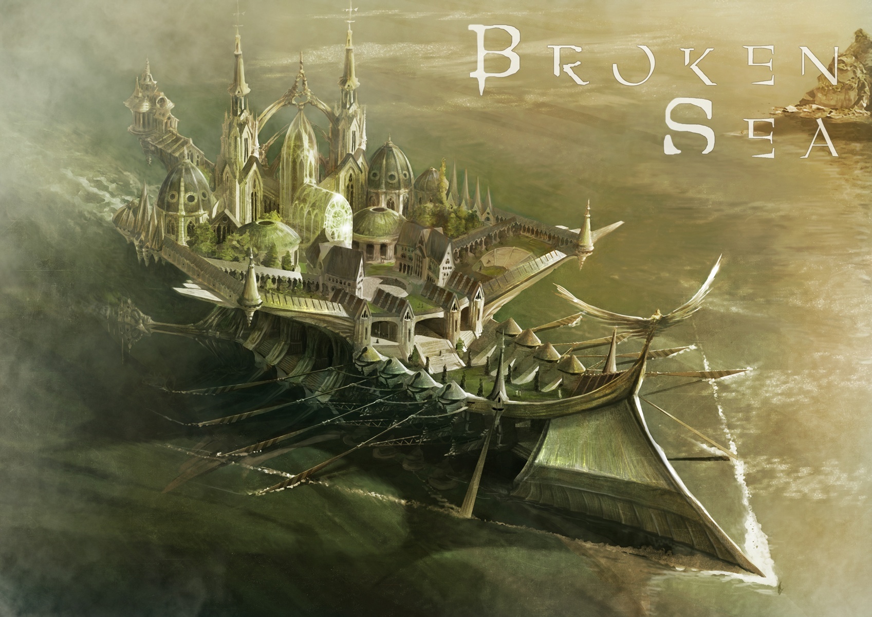 Broken Sea Artworks und Konzeptzeichnungen
