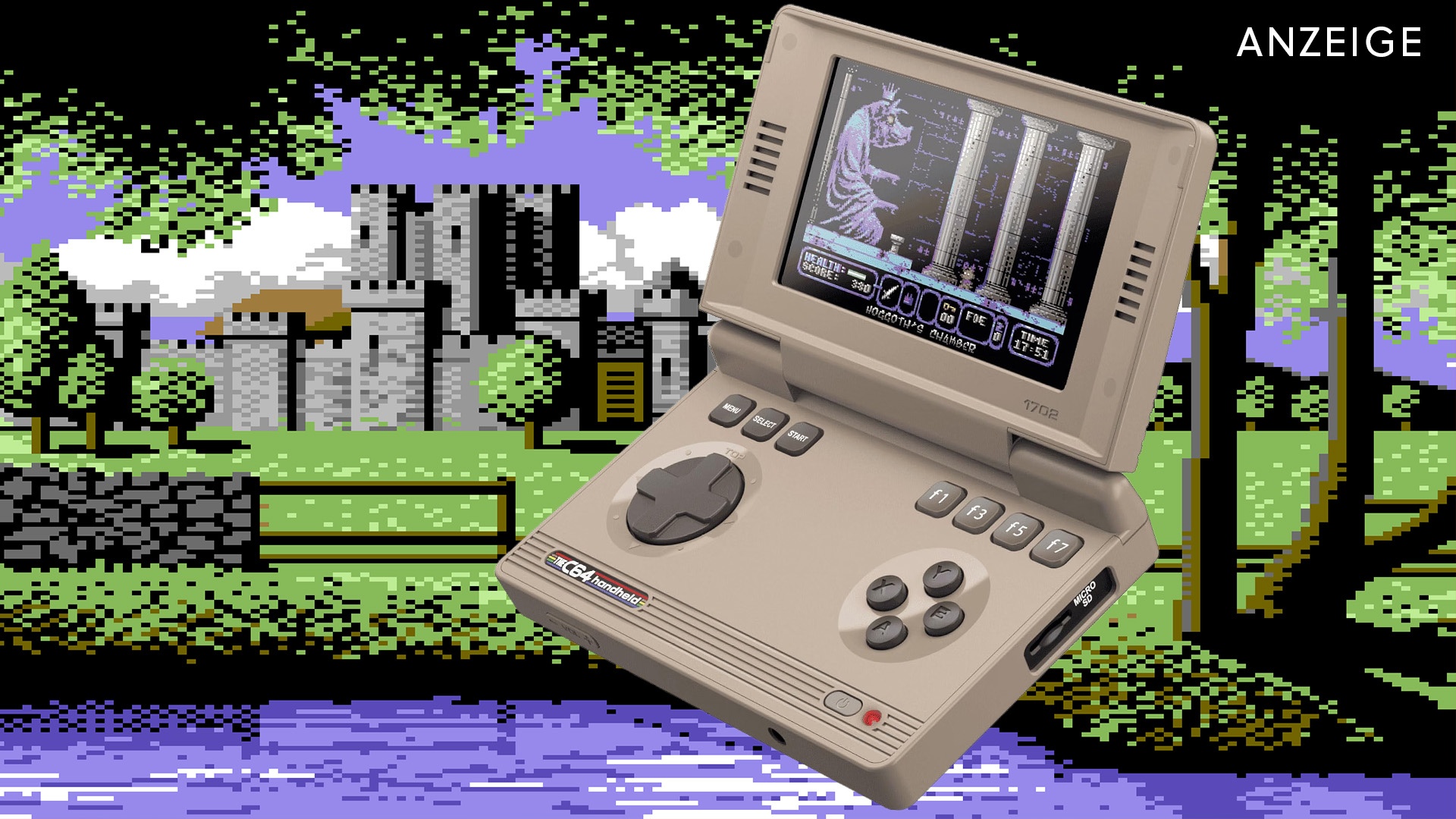 C64 im DS-Style - Er ist zurück! Der C64 Handheld erscheint am 15. Oktober – jetzt vorbestellen!