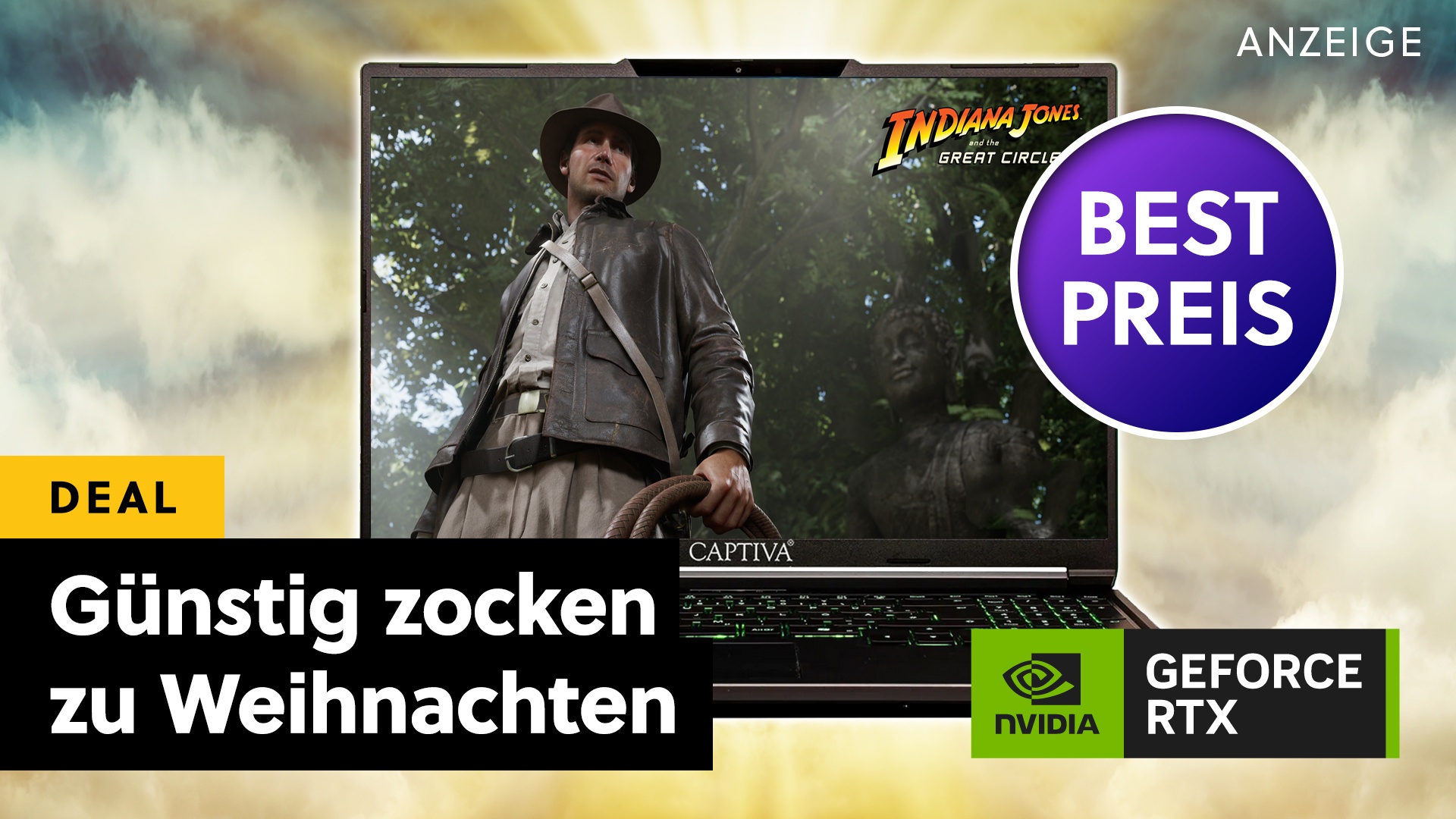 Deals: Gaming-Laptop - 32 GB RAM und RTX 5070: Das ist der Preis-Leistungs-Himmel [Anzeige]