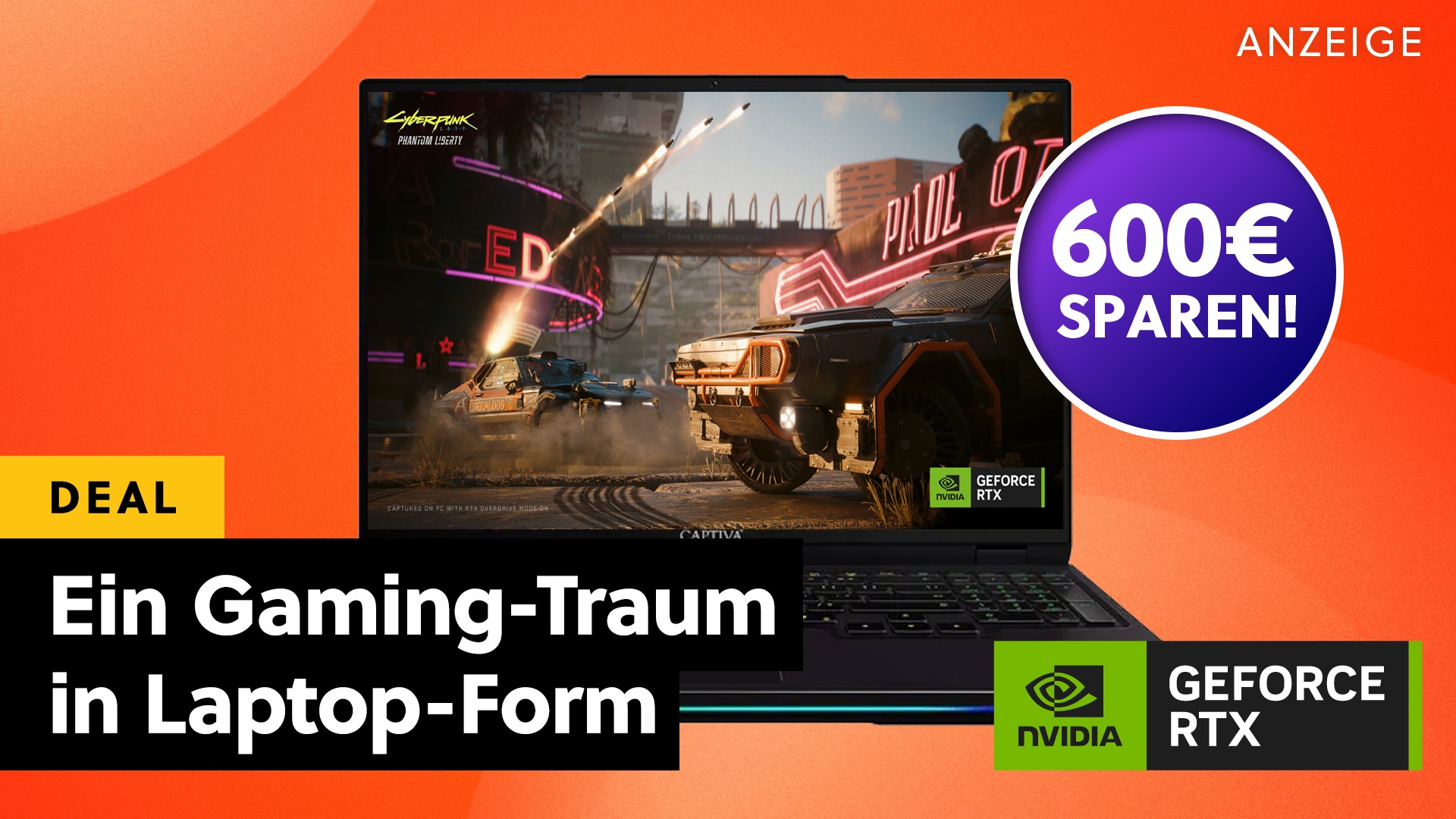 Gaming-Laptop - 64 GB RAM und RTX 5090: Besser geht's kaum noch [Anzeige]
