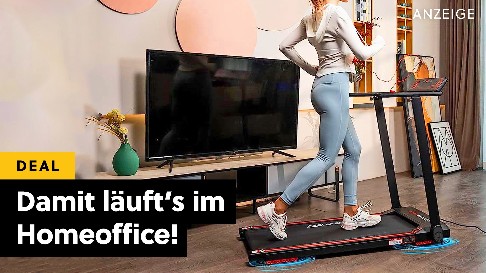 Günstiger als ein Jahresabo im Fitnessstudio, gesünder für mein Herz und gut für mein Ego - DAS Laufband bei MediaMarkt