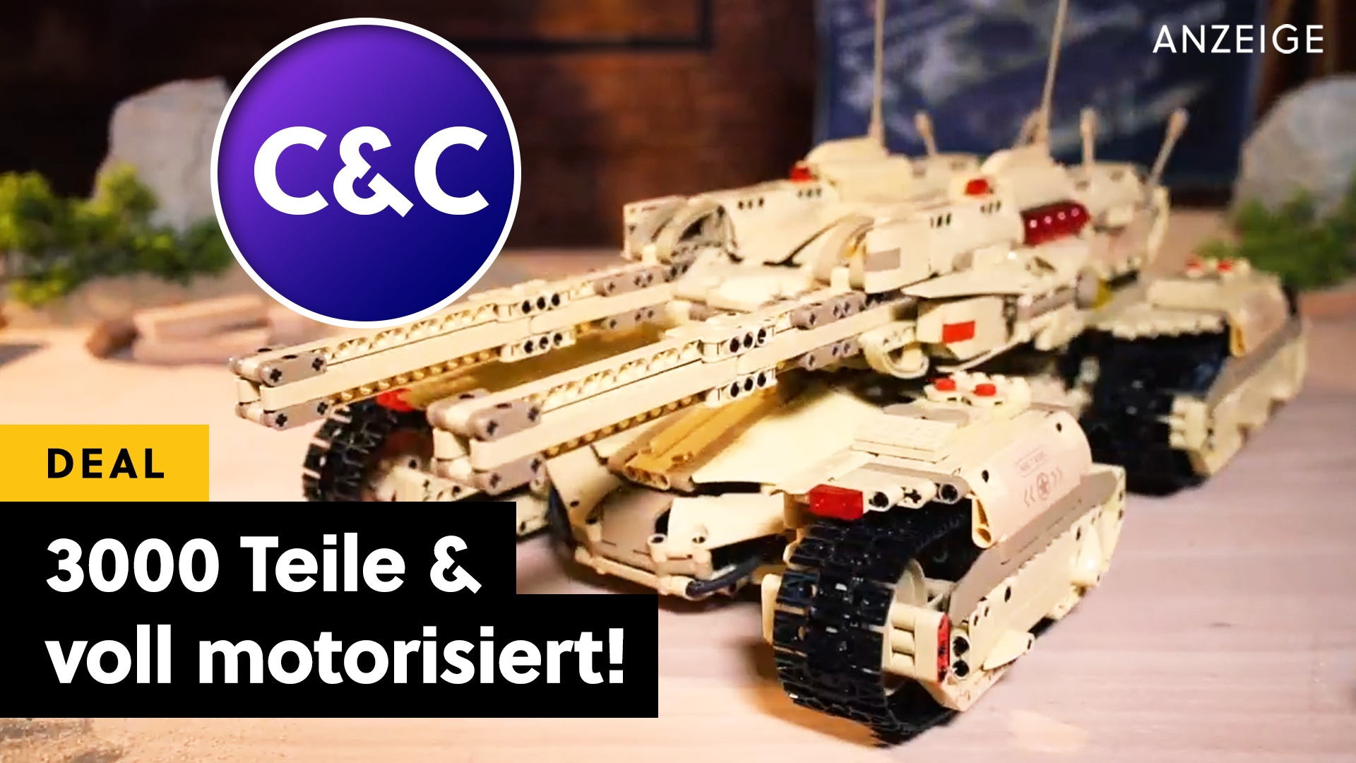 Command & Conquer: Riesiger Mammut-panzer Im Lego-style Mit über 3.000 