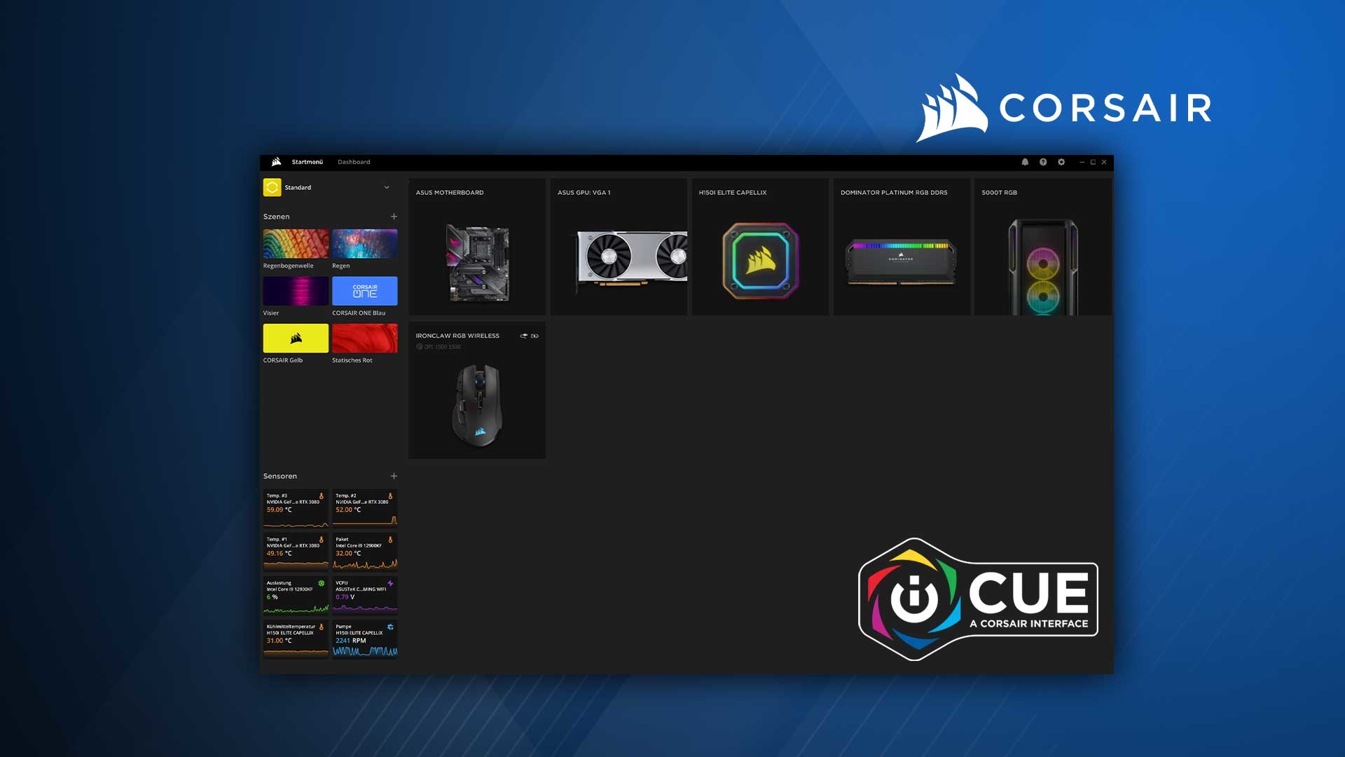 Corsair iCUE: Mit dieser Software gelangt ihr zum perfekten Gaming-Setup