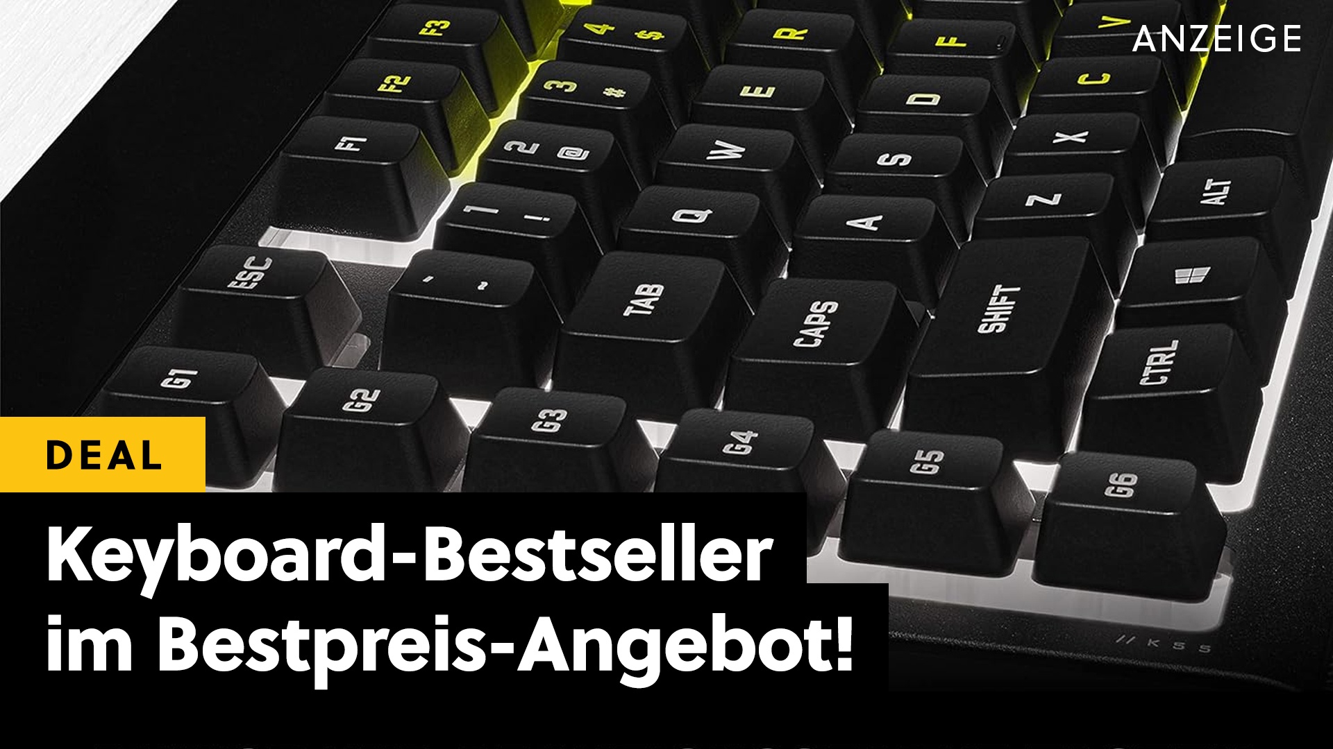 Hochwertige Gaming-Tastatur von Corsair zum Bestpreis: Dieser Keyboard-Bestseller ist schon vor dem Black Friday günstiger denn je!