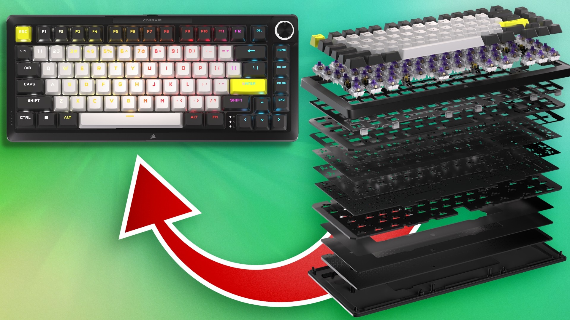 Update: Corsairs erste Custom-Tastatur kann sich sehen lassen, aber es gibt noch viel zu lernen