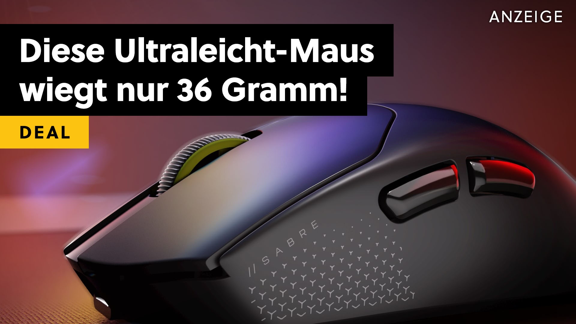 Deals: Ultraleicht-Maus - Diese Gaming-Maus wiegt weniger als 5 Euro-Münzen und ist jetzt reduziert [Anzeige]