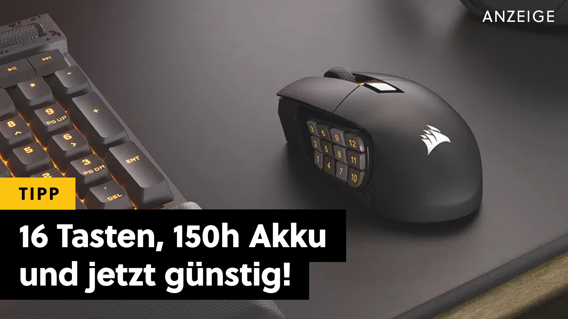 Corsair - Eine der spannendsten Gaming-Mäuse der letzten Jahre ist jetzt supergünstig! [Anzeige]