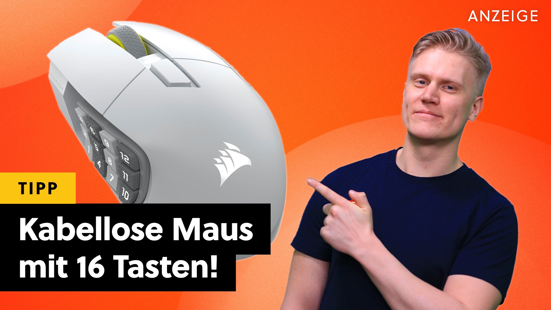 16 Tasten - Die für mich beste Gaming-Maus überhaupt gibt's jetzt im Amazon-Angebot! [Anzeige]
