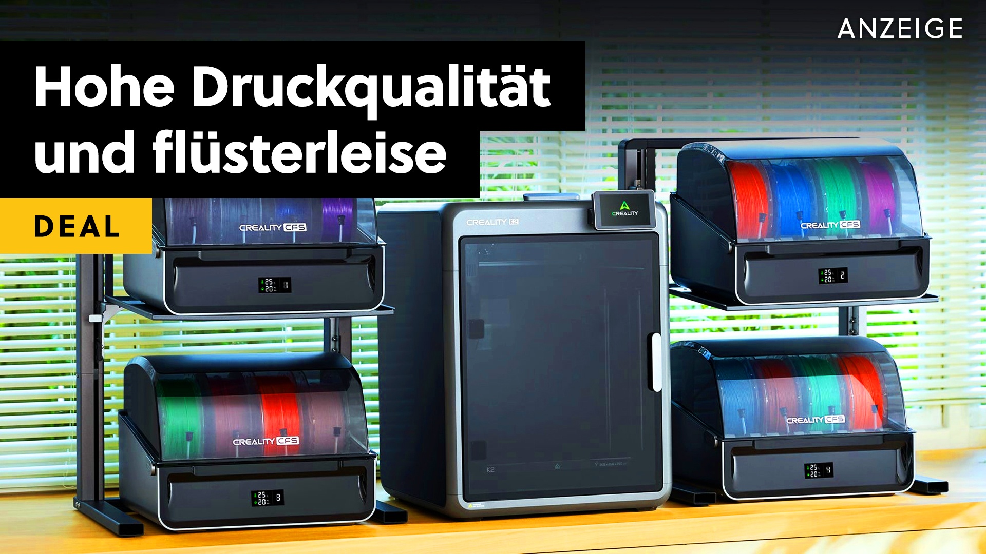 Deals: 3D-Drucker - Beheizte Druckkammer mit Luftfilter, Kameras und großem Bauvolumen [Anzeige]