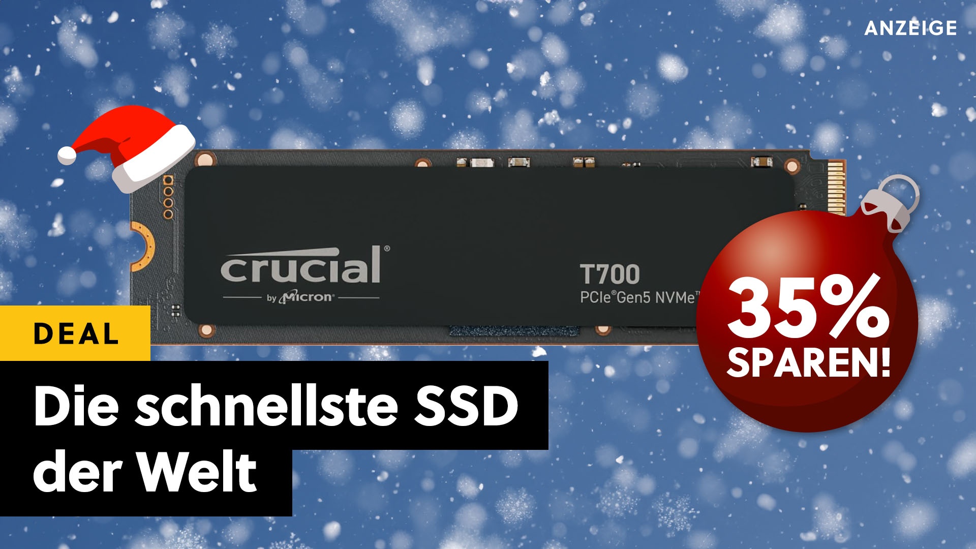 Die schnellste SSD der Welt erreicht kurz vor Weihnachten wieder ihren Black-Friday-Preis