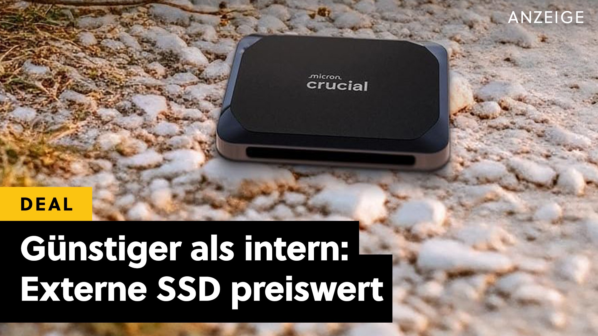 Deals: Stressfreies SSD-Upgrade - SSD-Preishit zum Mitnehmen: Crucial X9 2TB günstiger als interne Laufwerke [Anzeige]