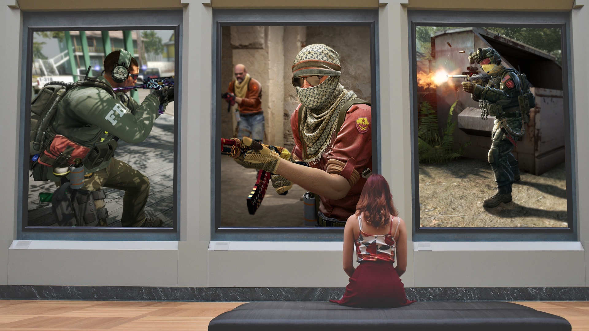#Genialer Counter-Strike-Spielzug im Louvre: Meme wird überraschend Realität