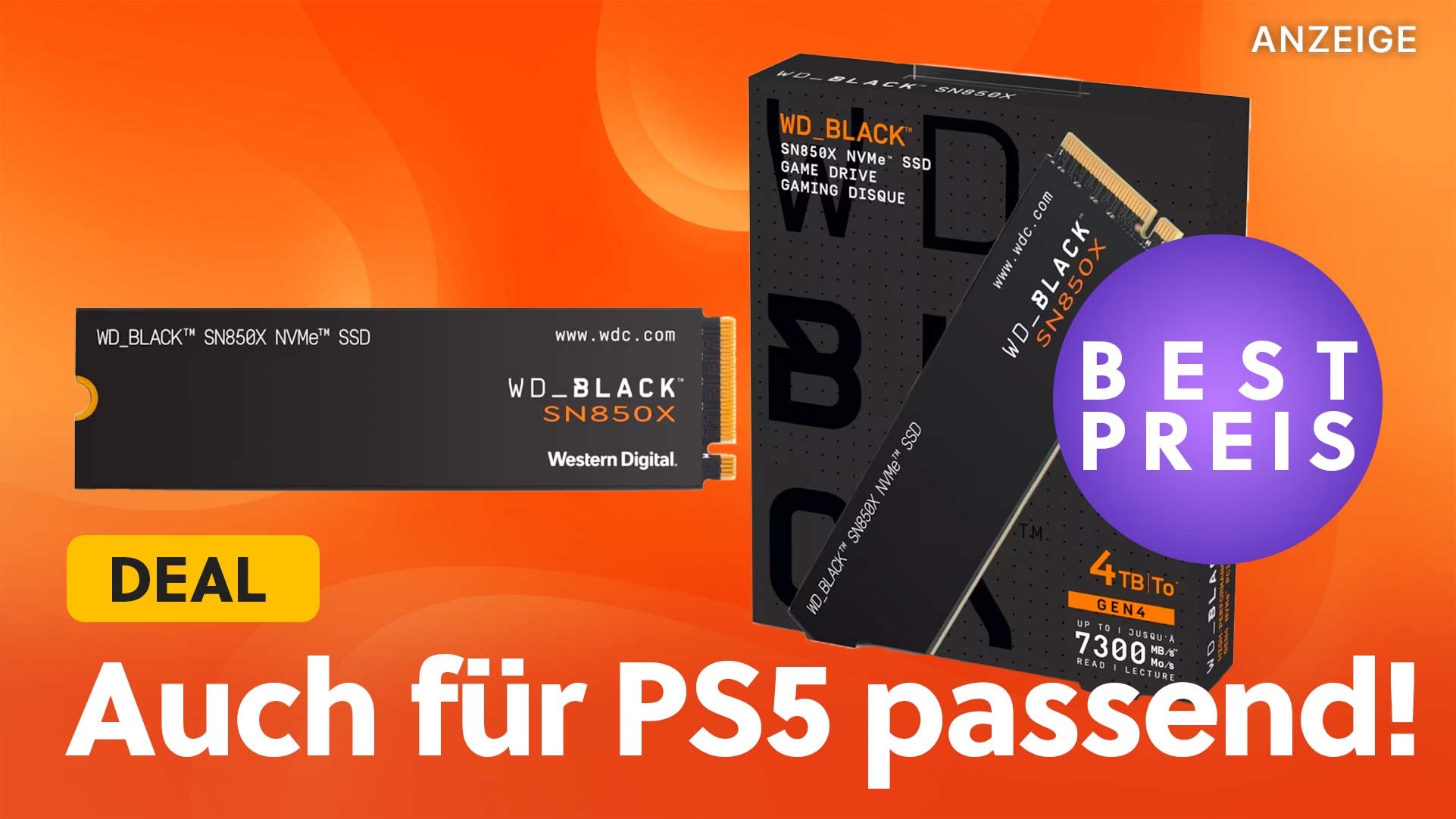 Endlich genug Speicherplatz für Spiele: Super schnelle 4 TB M.2 SSD jetzt günstig wie noch nie